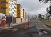 Carcelén. Los vecinos fueron sancionados por intentar cerrar la calle.