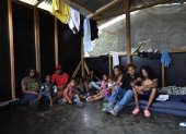 Varias familias de ecuatorianos atravesaron el "infierno del Darién"