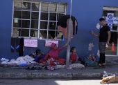 Viaje. Migrantes ingresan de forma ilegal a Honduras para ir a Estados Unidos.