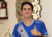 Daniel Nieto es el hincha de Emelec que es recordado por haber dejado enojados a los jugadores, hinchas y dirigentes de Sporting Cristal, en 2019.