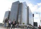Complejo Judicial Norte en el sector de la Amazonas y Gaspar de Villaroel, en Quito.