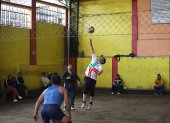 Actividad. Los jóvenes del sector han sido atraídos por este deporte y separados de posibles vicios.