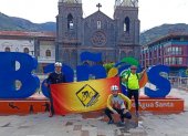 Baños fue uno de los puntos recorridos en Tungurahua.