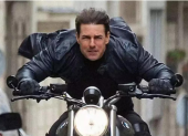 Tom Cruise en Misión Imposible.