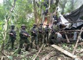Operación. Los militares destruyeron las dos infraestructuras ilegales usadas por el crimen organizado.
