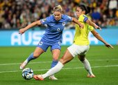 Francia dio el gran golpe en el Mundial femenino al imponerse por 2-1 a Brasil.