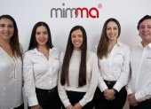 Ejecutivos.- Parte del personal de la empresa Mimma.