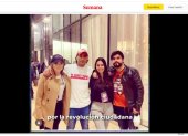 Captura de página web de revista Semana en la que se ve una foto donde aparece Raisa Vulgarín, su novio, primo y mano derecha de Nicolás Petro.