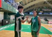Paulo Salazar y Juan Fernando Toledo militan en Ferrocarril Oeste, equipo de baloncesto en Buenos Aires que apostó por ellos y del cual esperan dar el salto a la NBA