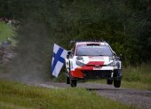 El piloto de Toyota está a nada de ganar el rally.