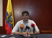 El exvicepresidente de la República Otto Sonnenholzner, dio una rueda de prensa en la ciudad de Guayaquil.