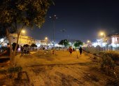 Situación. Más de la mitad del Parque Lineal permanece a oscuras.