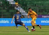 Portoviejo, 12 de agosto de 2023. En el estadio Reales Tamarindos, DelfÃ­n recibe a Barcelona en un partido por la Fecha 1 - Segunda Etapa del campeonato nacional de fÃºtbol Liga Pro Bet593 2023. API / Ariel OCHOA ag-periodistas