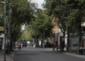 Abandono. En la avenida Juan León Mera también hay descuido y existen árboles que tienen los troncos torcidos, infectados con hongos y unos son utilizados como sitios de desperdicios