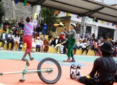 Actividades. Una de las clausuras de estos vacacionales incluyó teatro y actos circenses.