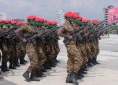 Imagen de Archivo. Sodados etíopes participan en un desfile militar en Adís Abeba.