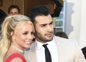 Britney Spears y Sam Asghari cuando lucían felices y enamorados.