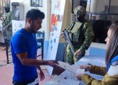 Los militares colaboran en el proceso electoral y custodia de las urnas