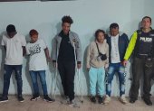 Robaron en un negocio en Ambato, pero la policía arresta a cinco