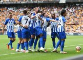 Pervis Estupiñán marcó el segundo gol, en la goleada que el Brighton le propinó al Wolverhampton