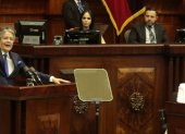 Interpelación. La correísta Viviana Veloz quiere concluir el juicio político al presidente en la Asamblea. Pero ahora no contará con votos suficientes.