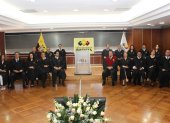Organismo. Los miembros del pleno de la Corte Nacional de Justicia hicieron un pronunciamiento.