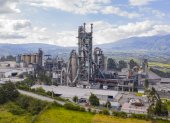 Industria. Planta de Unacem Ecuador que está ubicada en Imbabura.