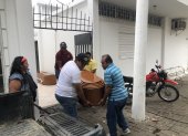Los familiares de los hermanos fallecidos retiraron los cuerpos para el velatorio.