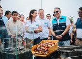 La prefecta de Guayas, Marcela Aguiñaga, celebró la fecha en el cantón Daule.