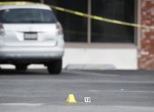Escena de un tiroteo en Estados Unidos.
