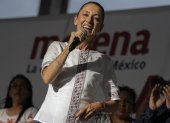 La aspirante a la candidatura presidencial del oficialismo Movimiento de Regeneración Nacional (MORENA), Claudia Sheinbaum