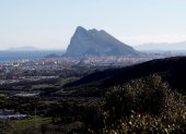 Imagen de archivo una vista del peñón de Gibraltar.
