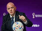 Infantino rechaza los actos cometidos por Rubiales.