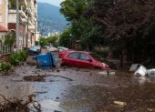 La inundación persiste con fuerza en Grecia.