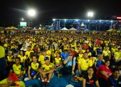 El Fan Fest organizado por la Radio Diblu, fue uno de los puntos más concurridos.