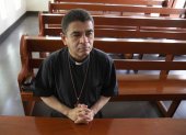 Fotografía de archivo que muestra al obispo nicaragüense Rolando Álvarez, en Managua.