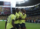 Ecuador finalizó el primer tiempo con empate 1 a 1.