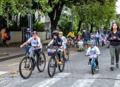 Niños y niñas pedalearán por sus derechos.