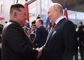 Encuentro. Kim Jong-un visita a Vladímir Putin y llegan acuerdos de cooperación militar y espacial.