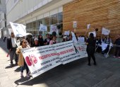 El miércoles 13 de septiembre, pacientes renales realizaron en Quito una marcha de apoyo al pedido de los centros de diálisis