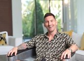 Messi habló desde su casa en Miami.
