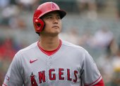 Shohei Ohtani milita en los Angels. Se recupera de una lesión  en el codo.