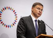El vicepresidente de la Comisión Europea y responsable de Comercio, Valdis Dombrovskis