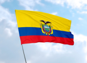 La bandera de la República del Ecuador es el símbolo que representa al país y se compone de los colores amarillo, azul y rojo.