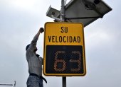 Dispositivo. Uno de los fotorradares instalados en varias zonas del país.