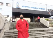 Ambato. Martha Ashqui fue durante 15 días al hospital por un turno.