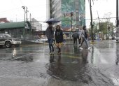 La lluvia sorprendió a los estudiantes de las universidades ubicadas en la 12 de octubre