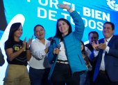 Tras conocer los resultados, Luisa González aceptó la derrota y se mostró conciliadora.