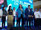 Aceptación. Caras de velorio de los dirigentes máximos del correísmo a la hora de aceptar los resultados de la segunda vuelta electoral.