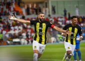 El delantero francés Karim  Benzema milita actualmente en el Al Ittihad de Arabia Saudita.